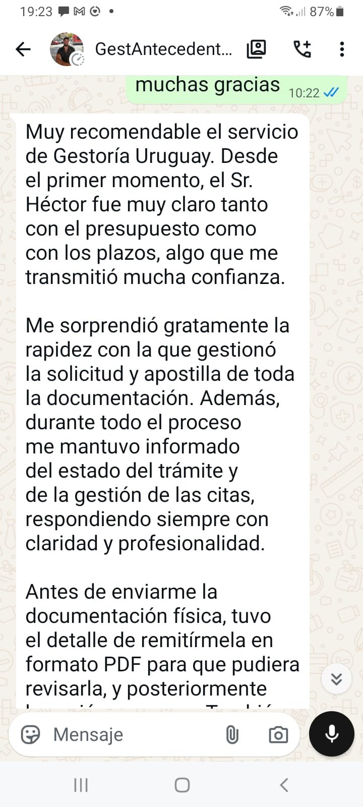 Testimonio real sobre apostilla y envío